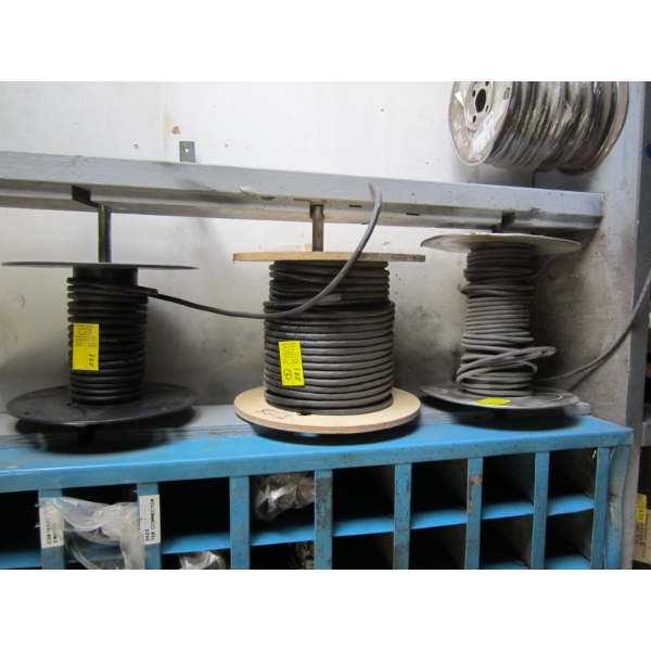 3 PART ROLLS OF WIRE - BIGGEST ROLL IS 3C 14AWG 