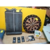 Image 1 : DARTBOARD, CHALKBOARD & BIN OF CHALK