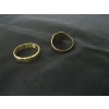 Image 3 : 2 MEN'S GOLD RINGS - 1 MARKED 10KT