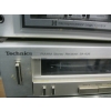 Image 3 : TECHNICS TURNTABLE - NO NEEDLE - & A TECHNICS STEREO RECEIVER & CASSETTE PLAYER 2 SANYO SPEAKERS