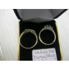 Image 4 : LADIES 14KT DIAMOND RING SET (2) W/APPRAISAL - $3,840. - SZ 7 1/2