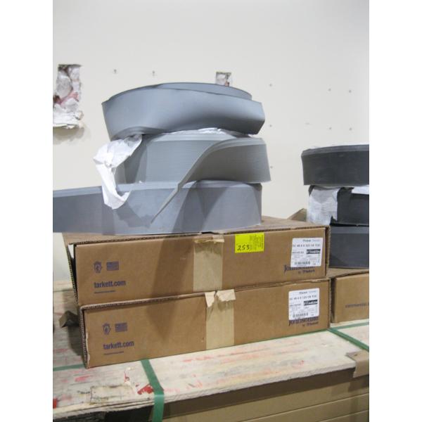 2 NEW BOXES OF GREY COVE MOLDING & 3 PART ROLLS