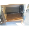 Image 3 : WOOD, GLASS & MARBLE LOOK SIDEBOARD