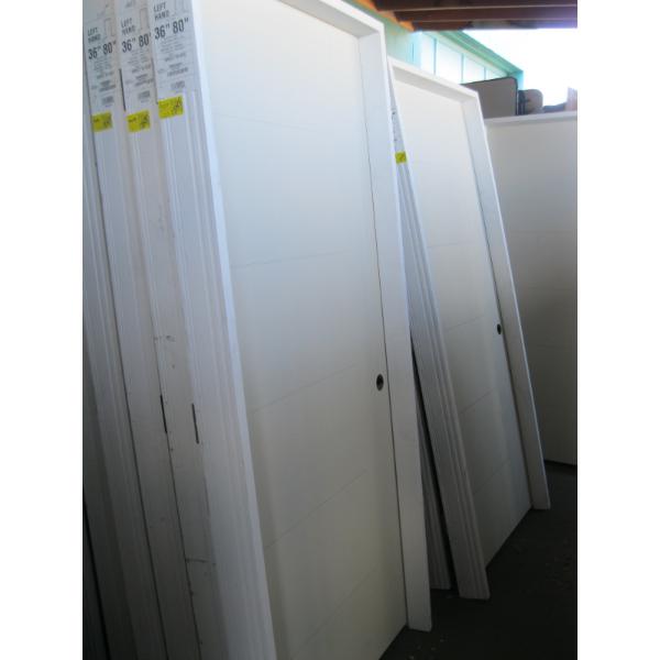 36" X 80" LEFT HAND INTERIOR DOOR W/FRAME