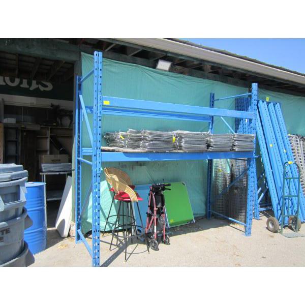 PALLET SHELVING W/2 SHELVES