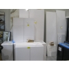 LG. SET OF WHITE CABINETS