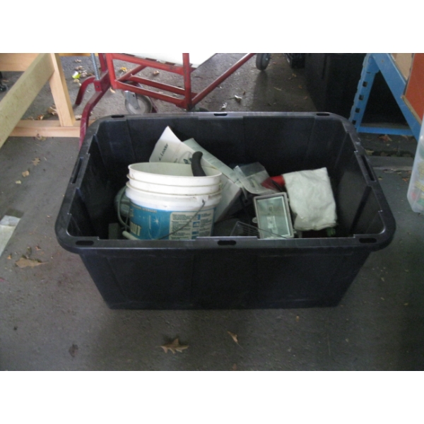 BIN OF MISC. TOOLS, ETC.