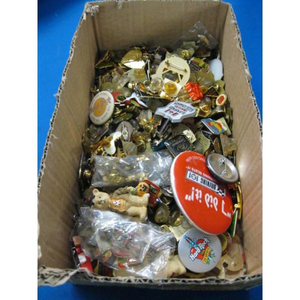 LG. BOX OF PINS