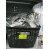 Image 1 : PLASTIC BIN W/LG. LOT OF STAINLESS STEEL FUNNELS