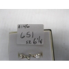 Image 5 : LADIES 10KT WHITE GOLD RING W/DIAMONDS, 1.7G, SZ 6 1/4