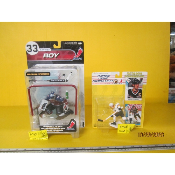 2 HOCKEY FIGURINES
