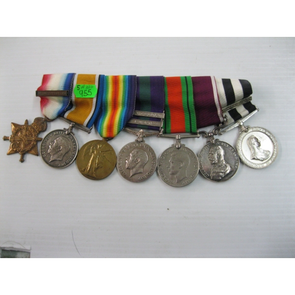 7 MEDAL TRIO WWI