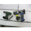 Image 1 : MASTERCRAFT ANGLE GRINDER, MAKITA DRILL & HITACHI DRILL - NO BATTERIES OR CHARGERS