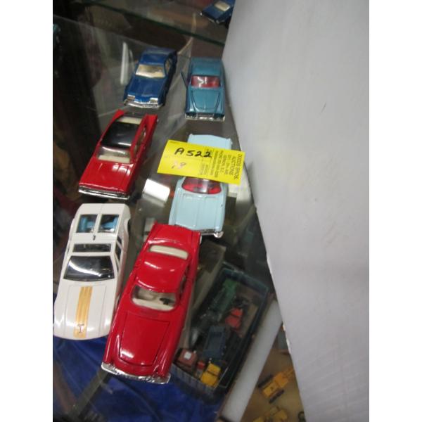 6 SM. DIECAST COLLECTOR CARS - 1 DINKY & THE REST CORGI