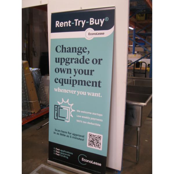 ROLL OUT DISPLAY SIGN