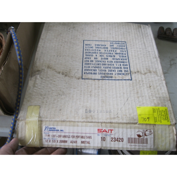 NEW BOX OF 10 12" METAL CUTOFF SAW BLADES