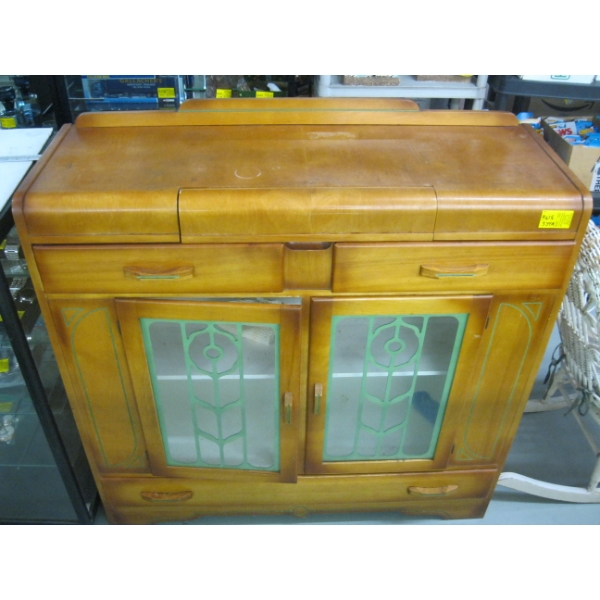 WATERFALL 1940s CHINA CABINET