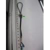 Image 2 : SILVER W/TURQUOISE & CORAL STONE BOLO TIE, MARKED MANNING