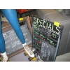 Image 1 : 2 BLACKBOARD SIGNS & A FLUORESCENT LIGHTED SIGNBOARD
