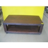 Image 1 : WOOD COFFEE TABLE ON CASTORS