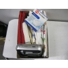Image 3 : 3 BOXES OF EARRINGS, CANDLEHOLDERS, ETC.