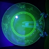 Image 7 : URANIUM GLASS PLATE SETS & 3 PC GRADUATING SIZE SET