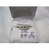 Image 2 : LADIES 14KT YELLOW & WHITE GOLD DIAMOND RING W/A $1,665, SZ 6 3/4