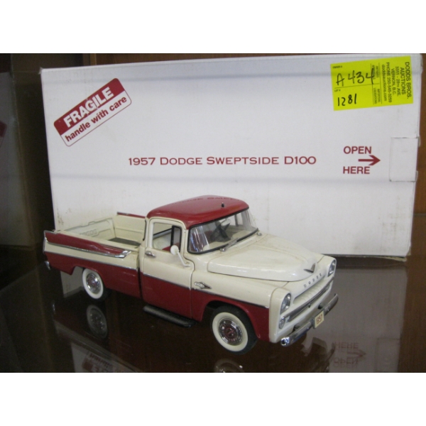 1957 DODGE SWEPTSIDE D100 DIECAST PICKUP