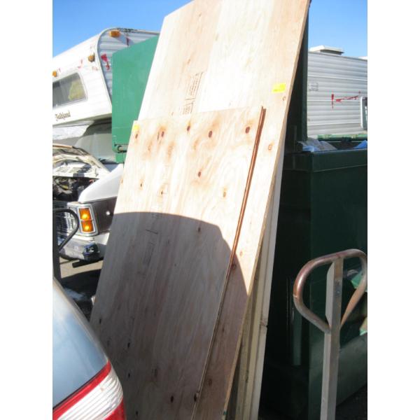 ASST. PLYWOOD, 2X4s, ETC.,