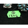 Image 7 : 2 TURQUOISE & SILVER RINGS, SZ 6.5 & 5.5