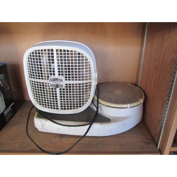 ELECTRIC FAN & A SCALE