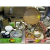 Image 1 : 2 BOXES OF MISC. INSULATORS, COLLECTABLE GLASSWARE, PICTURES, ETC.