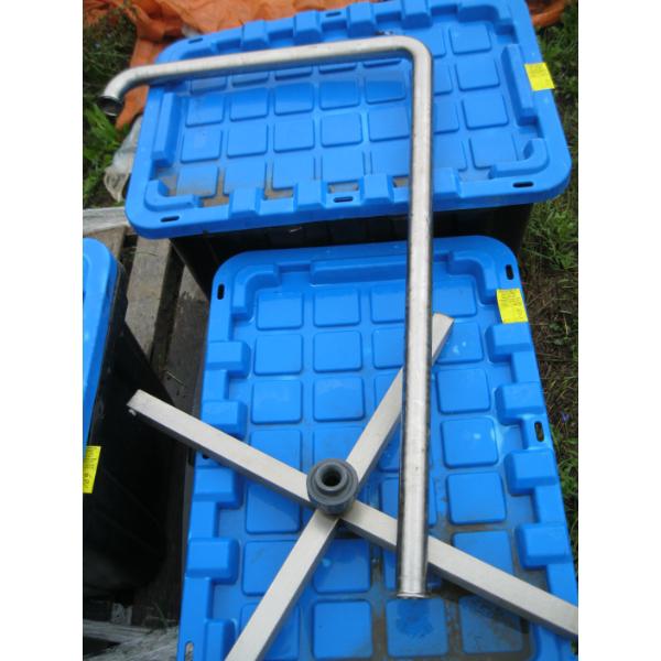 2 BINS OF MISC. HOSES, FITTINGS, PIPE INSULATION, ETC.