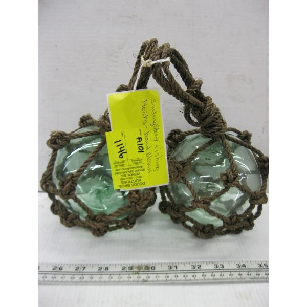 HANDBLOWN FISHING FLOATS