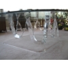 Image 3 : LG. ROUND GLASS BASE & TOP COFFEE TABLE