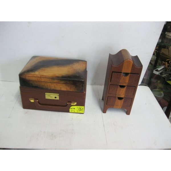 2 JEWELLERY BOXES