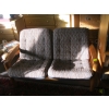 Image 2 : TEAK FRAMED 4 PIECE MCM SOFA, CHAIR, LOVESEAT & STOOL