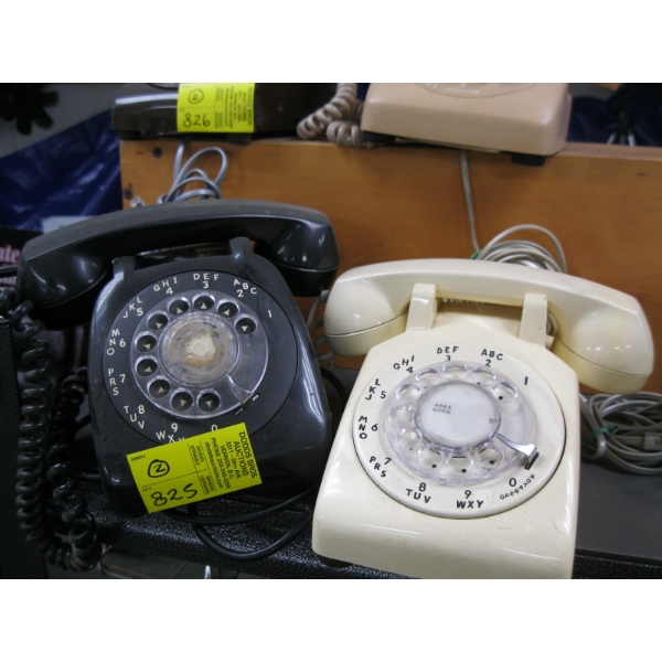 WHITE & BLACK DIAL TELEPHONES