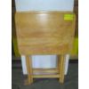 Image 1 : 3 WOODEN FOLDING TABLES