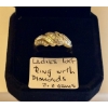 Image 1 : LADIES 10KT RING W/DIAMONDS, 2.2G, SZ 7 1/4