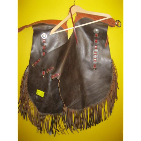 PAIR OF LEATHER CHAPS