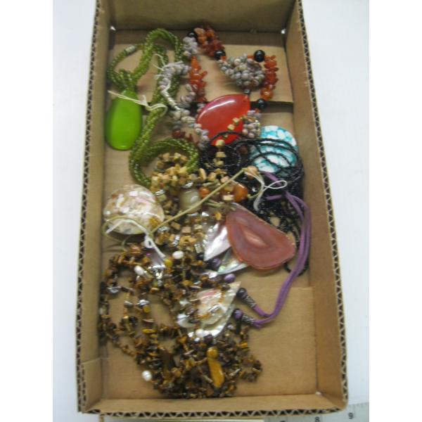 FLAT OF COSTUME JEWELLERY