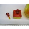 Image 2 : BLENKO AMBERINA LG GLASS CONTAINER & SM. DECANTER