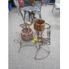 Image 1 : METAL & WOOD PLANTERS