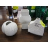 Image 1 : 3 WEST GERMAN WHITE OP ART VASES