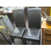 Image 4 : SET OF 6 UPHOLSTERED CHAIRS