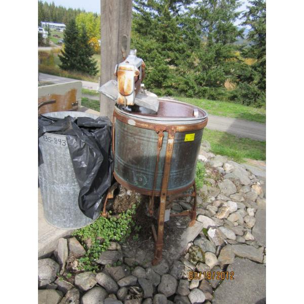 COPPER TUB WRINGER/WASHER