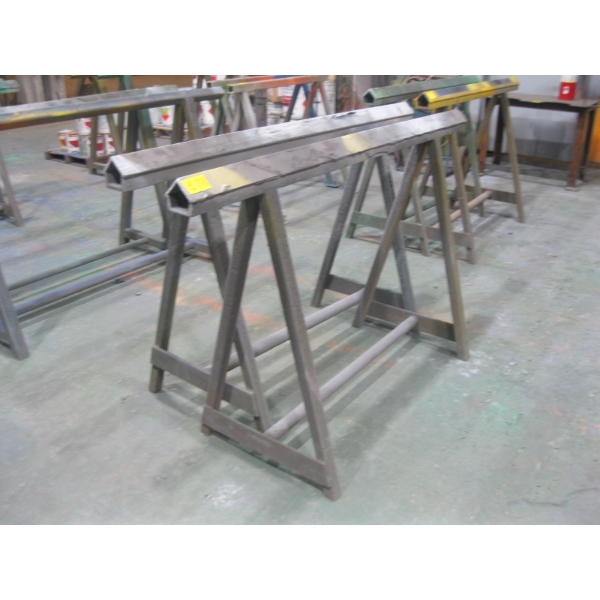 PAIR OF 5' METAL SAWHORSES