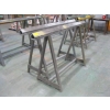 Image 1 : PAIR OF 5' METAL SAWHORSES