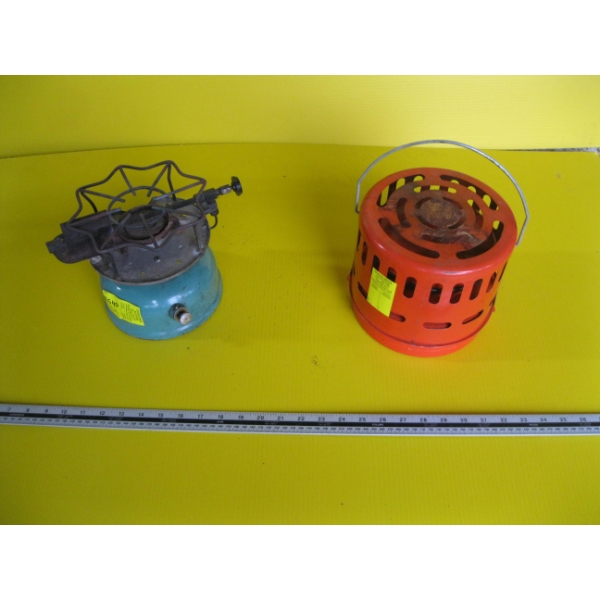 SINGLE BURNER GAS STOVE & A HEATER